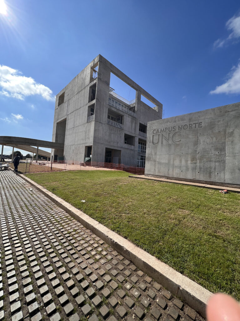 Obras eléctricas y red de datos UNC · Campus Norte